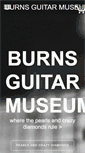 Mobile Screenshot of burnsguitarmuseum.com